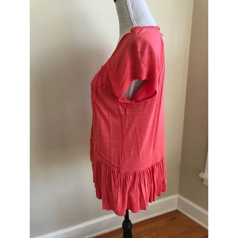 Free People Coral Top Size S